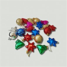 Yılbaşı Karışık Renklerde Ağaç Süsleri